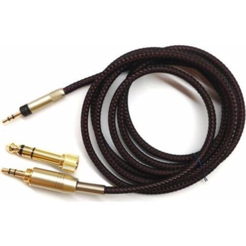 Replacement Audio Upgrade Cable Cord for Sennheiser HD595 HD598 HD558 HD518 Headphone Splitter Audio Headphones Extension Cable