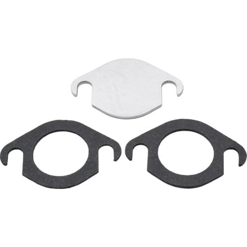 Stainless Steel EGR Valve Blanking Block Plates Kit WithGasket For- Seat Skoda Volvo Galaxy TDI