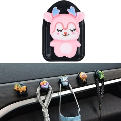 Car Dashboard Hooks Punch-free Multi Storage for Purse Bag Handbag Paste Hook Self Adhesive Door Home Adults