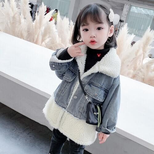 Girls Jackets Kids Winter Clothes Girl Wool Coat Winter Baby Air Cotton Clothes Toddler Girl Winter Coat