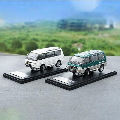 Diecast 1:43 Mitsubishi Delica Truck Model 4WD Simulation Alloy Car Model Adult Collection Vehicle Toy Decoration Gifts