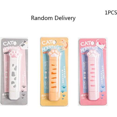 Cute Cat Paw Roller Glue Correction Tape Stationery Corrector Student Altered Tapes Kawaii School Office Supplies