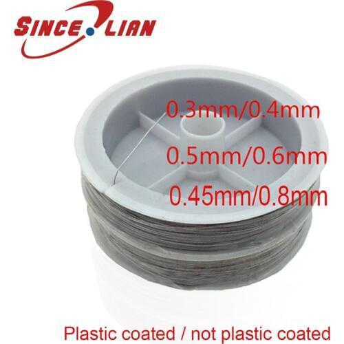 Miniature Ultra-Fine Soft Steel Wire Rope Diameter 0.3mm 0.4mm 0.45mm 0.6mm 0.8mm Complete Specifications Chandelier Wire Rope