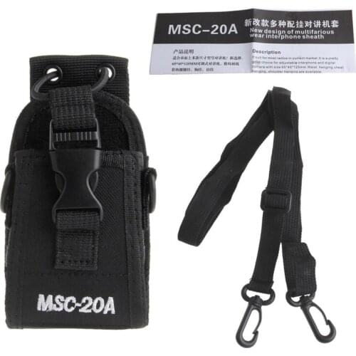 2021 New MSC-20A Multi-function Radio Case Holder for baofeng uv-5r UV82 UV8D UV6 GT-3