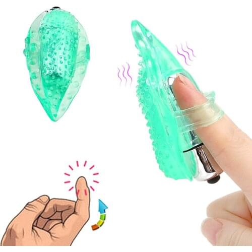 Finger Vibrator Tongue Vibrating Clit Clitoris Stimulator Adult Sex G-Spot Climax Massager Sex Toy for Women Female Faloimitator