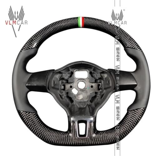 Private custom carbon fiber steering wheel for volkswagen golf6/mk6