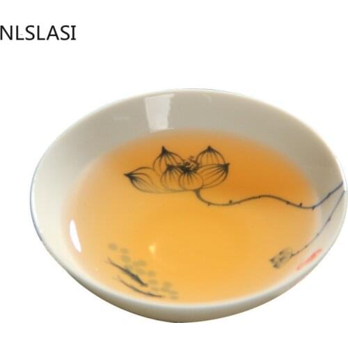 6 pcs/set Ceramic teacup small tea bowl ChaZhan Anti Scaling Retro Porcelain Tea Cup Multicolor Master Cup Personal Single Cup