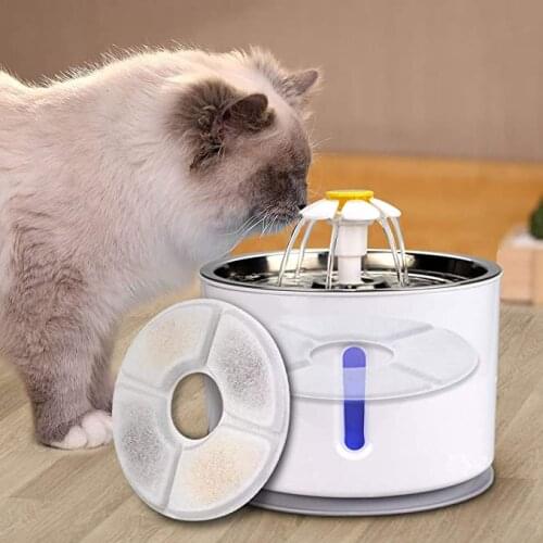 Cat Water Drinking Fountain Replacement Activated Carbon Filter Replaced Filters Cat Accessories for Round Fountain Dispenser