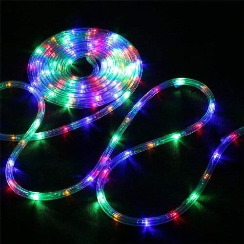 LED Rope Lights Battery Operated String Lights-40Ft 120 LEDs 8 Modes Outdoor Waterproof Fairy Lights Dimmable/Timer with Remote