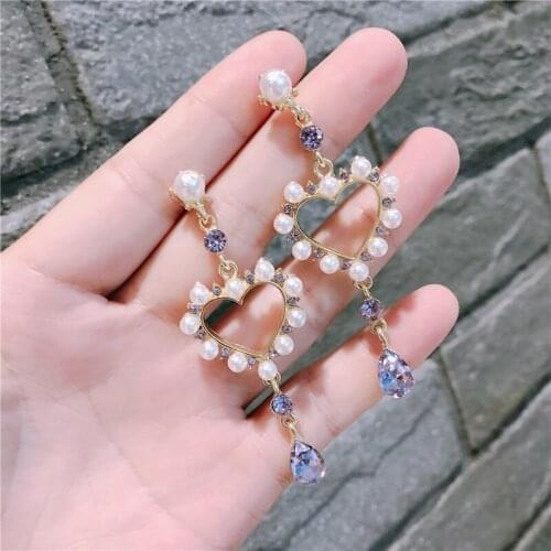 Vintage Pearl Hoop Earrings For Women Accesories Big Earrings Rings Fashion Hoops 2020 Jewelry