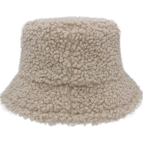 Ladies Elegant Knitted Hat Retro Short Brim British Autumn And Winter Basin Hat Faux Velvet Hat Warm Women Holiday Gift