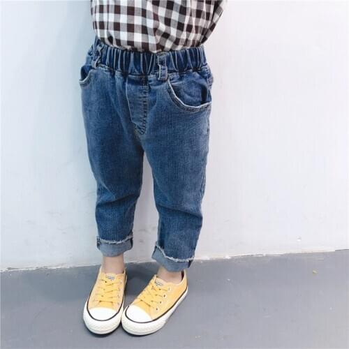2 3 4 5 6 Years Toddler Girls Jeans Fashion Casual Korean Kids Denim Pants 2020 New Trousers For Girl Baby Pants Children Jeans