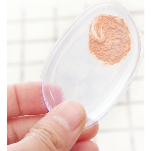 1pcs Silicone Make Up Sponge Blender Silicone Sponge Makeup Puff for Liquid Foundation BB Cream Beauty Essentials