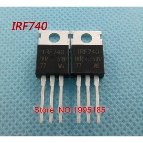 10pcs IRF740 IRF740PBF 400V 10 Amp TO-220 new original