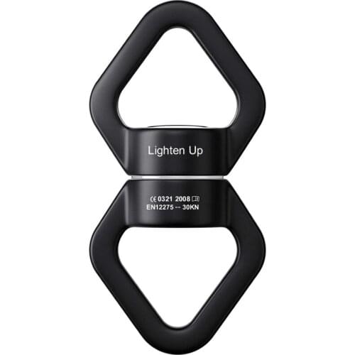 360° Rotation Swivel Hook Hammock Buckle Swing 7075 Aluminum Alloy 30KN Carabiner Swivel Hooks