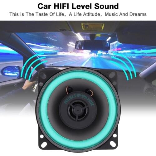 4 Inch 100W Universal Car HiFi Coaxial Speaker Vehicle Door Auto Audio Music Stereo Full Range Frequency Loudspeaker