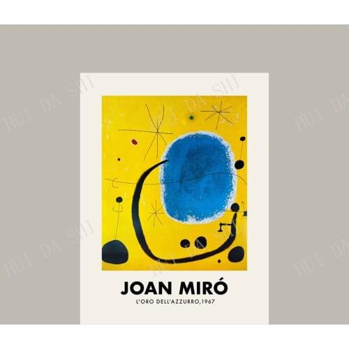 Joan Miro Print Art - Miro Poster, Modern Wall Art, Exhibition Poster, Abstract Print, Miro Digital Print, Printable Poster