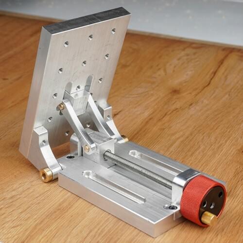 Adjustable Angle Tilt Hole Puncher Multi Woodworking Aluminum Alloy Positioning Fixture Jig Digital Display Inclinometer