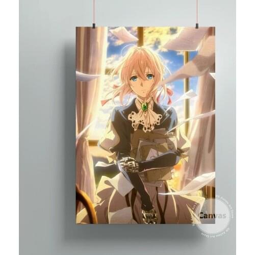 Canvas Anime Violet Evergarden Pictures Home Manga Decoration Paintings Poster HD Prints Wall Art Modular Living Room