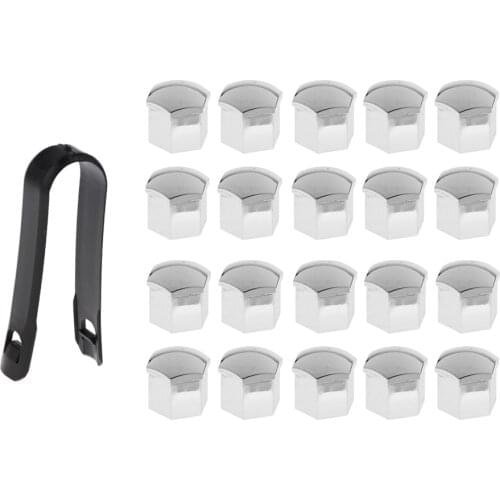 20 Pcs 17mm Car Wheel Tire Valve Caps Wheel Tyre Center Hub Screw Caps Rim Stem Covers Waterproof For Automobile SUV Truck RV