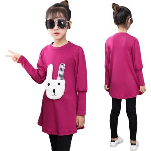 Girls Clothing Sets 2017 Autumn Winter Children Girls Clothes T-shirt+Pants Christmas Outfits Kids Girls Sport Suit 3-10 year