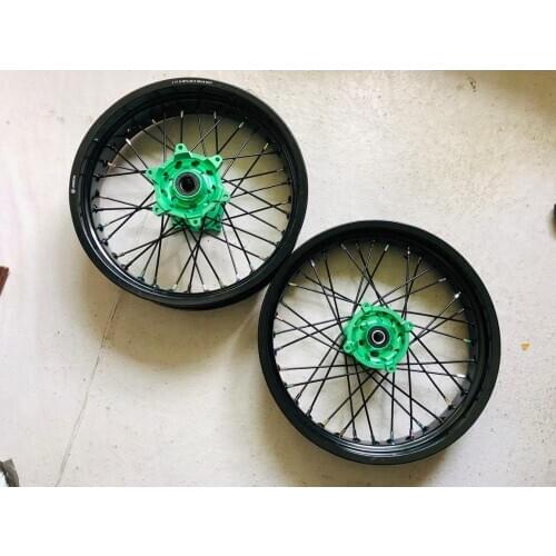 KX250F 450F KLX250 KLX450 NC250 Dirt Bike 3.5x17 4.25x17 36 Spokes Aluminum Alloy Front Rear Motorcycle Wheel Rims