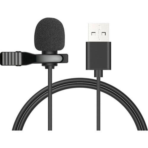 Mini Microphone for iPhone Portable Clip-on Lapel Microphone For iPhone iPad Xiaomi Android Smartphone DSLR Camera PC Laptops