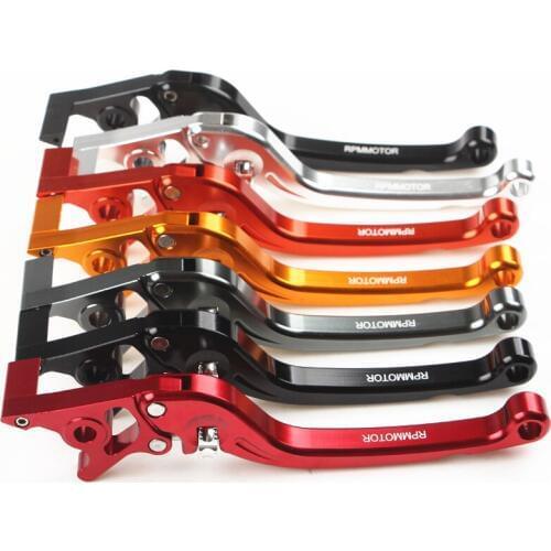 CNC multicolor Motorcycle Double Disc Brake Lever Scooter Electric Bike Modification Lever for Yamaha Honda Suzuki