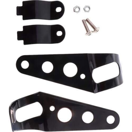 Motorcycle Headlight Mount Bracket Head Lamp Clamps Holder Fork 28-43mm