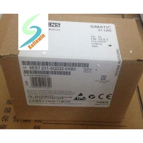 Original SIMATIC 6ES7231-5QD32-0XB0 S7-1200 ANALOG INPUT Module SM 1231 TC, 4 AI 6ES7 231-5QD32-0XB0 6ES72315QD320XB0