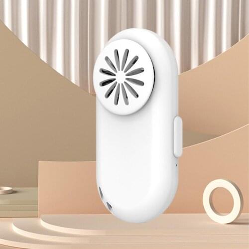 Personal Breathing Cooler Wearable Air Purifier Face Fan USB Mini Portable Clip Fan Electric Air Conditioning Cooling Fan