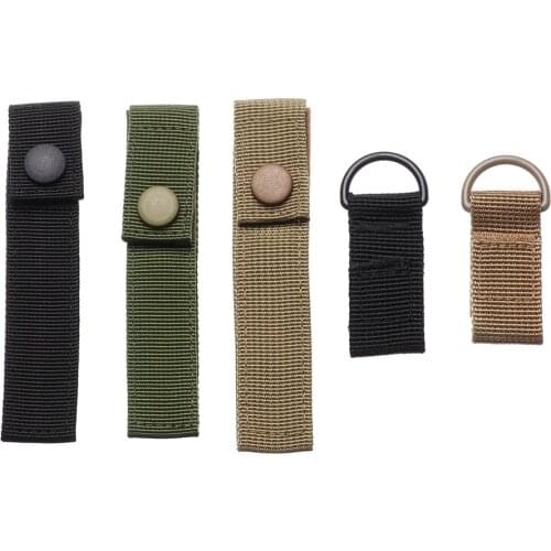Hiking Military Nylon Molle Ribbon Webbing Buckle Key Hook Clip Water Bottle Holder Climbing Carabiner Belt Backpack Hanger Hook