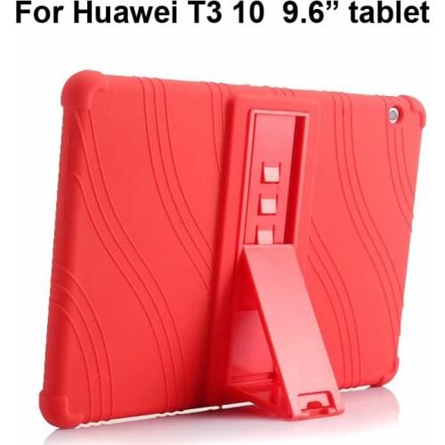 For Huawei Mediapad T3 10 Silicone Case Cover AGS-L09 AGS-W09 Protector Honor Play Tablet 2 T3 9.6 Soft Casing Shell Capa Fundas