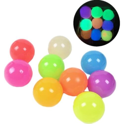 Luminous Stick Target Vent Ball Stick Wall Ball Suction Ball Toys Decompression Toys Children Hand Fidget Toy Relieve Stress Toy