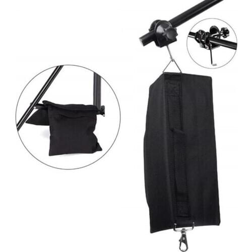Waterproof Photo Studio Lighting Light Stand Boom Stand Sand Bag Black
