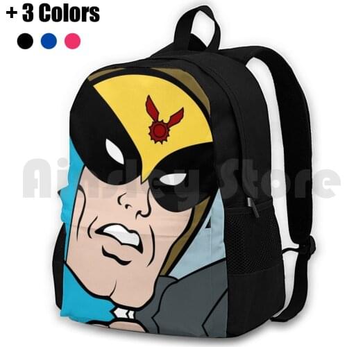 Harvey Birdman Outdoor Hiking Backpack Waterproof Camping Travel Havey Bird Man Birdman Funny