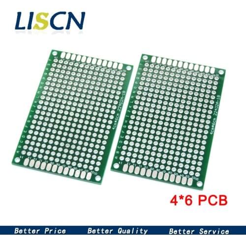 5pcs 4x6cm 4*6 4cmx6cm Double Side Prototype PCB diy Universal Printed Circuit Board