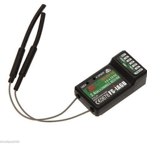 FlySky FS-iA6B 2.4GHz 6 Channels Receiver Dual Antenna For RC Airplane i4/i6/i10