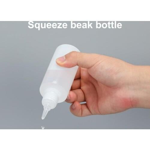 Good Seal Performance Portable DIY Thickened Tip Applicator Bottles for Factory
