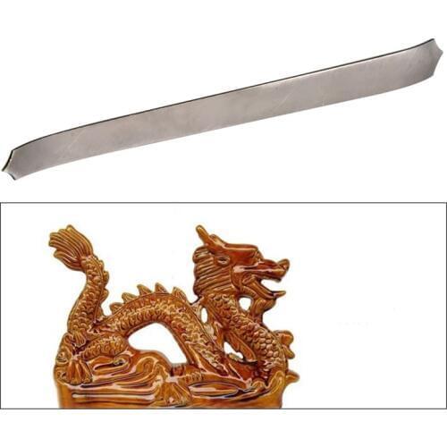 Dragon Scale Pottery Tools Clay Knife Carving Texture Crafts Stainless Steel Ceramic Polymer Scraping Modelling Tool