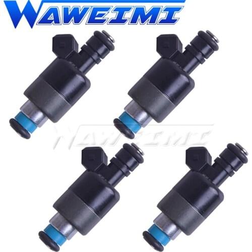WAWEIMI 4 Pieces Fuel Injector 17124782 For Gm Chevrolet Opel Corsa Daewoo Cielo ICD00110 17123924 25165453