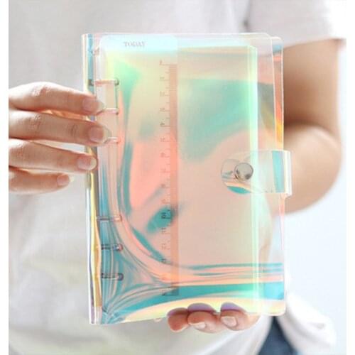 Laser Notebook Planner Organizer Binder Books Filofax Journal Sketchbook Accessories Diary School Office Supplies Notebook A5 A6