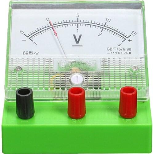 Model 69 DC voltmeter Grade 2.5 Physical electricity Experimental equipment Teaching instrument DC voltmeter