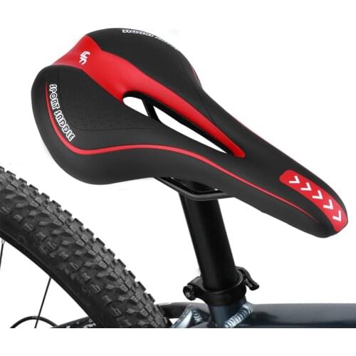 YAFEE Soft Bicycle Seat Saddle MTB Breathable Hollow Saddle Road Mountain Bike Seat Cushion Riding Cycling Accessories