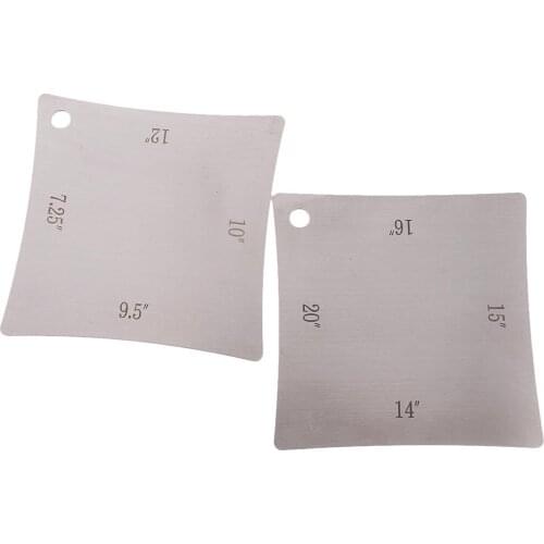 Guitar Radius Gauges For Measuring Fingerboard Nut Saddle Radius Set Of 2