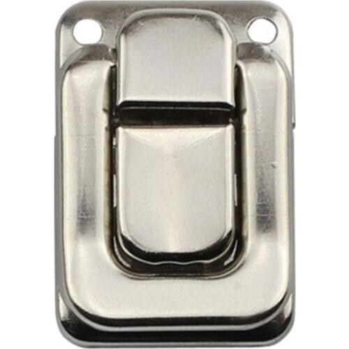 Gift Wine Wooden Box Case Toggle Latch Suitcase Hasp Handbag Lock Bag Purse Leather with screws Closure I8K3