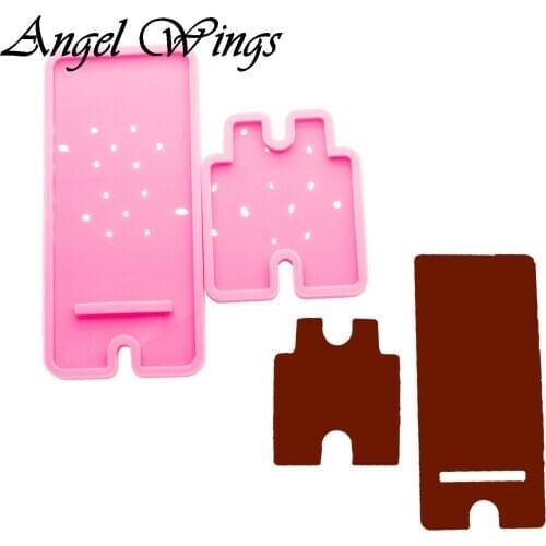 Phone stand Silicone Molds DIY Jewelry Shiny Epoxy Resin Mould Custom wholesale DY0319