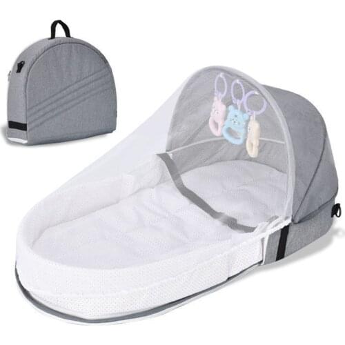 Portable Baby Nest Multi-function Baby Travel Bed Crib with Mosquito Net Foldable Baby nest Bassinet Infant Sleep Portable Bed