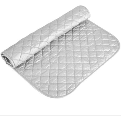 Portable Table Top Ironing Mat Laundry Pad Washer Dryer Cover Board Heat Resistant Blanket Press Clothes Protector Travel