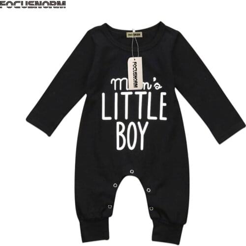 Pudcoco US Stock New Casual Newborn Infant Baby Boy Girl One-Pieces Romper Print Letter Jumpsuit Long Sleeve Outfits Clothes